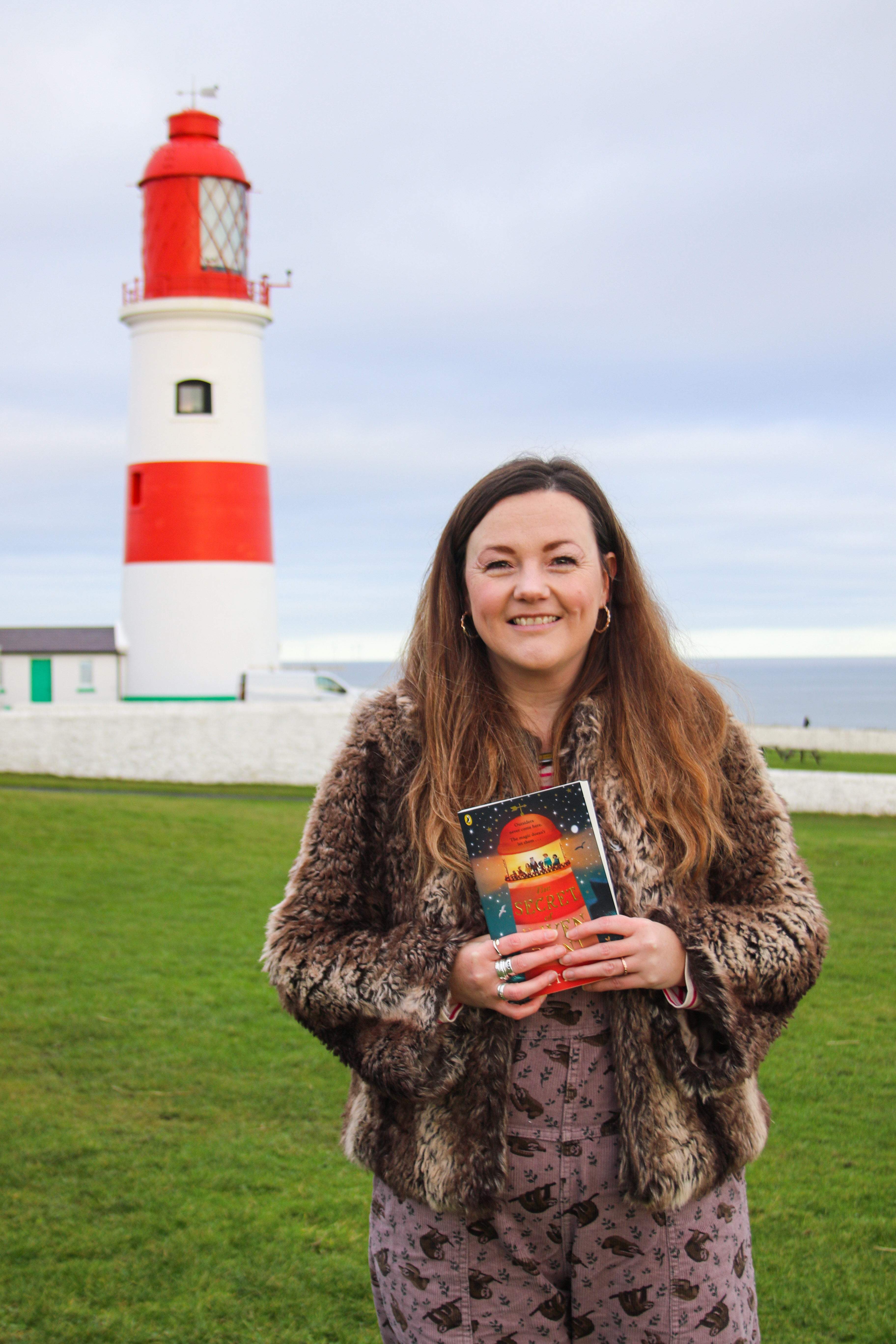 Lisette Auton at Souter Point Lighthouse