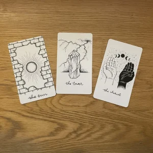 Three card spread